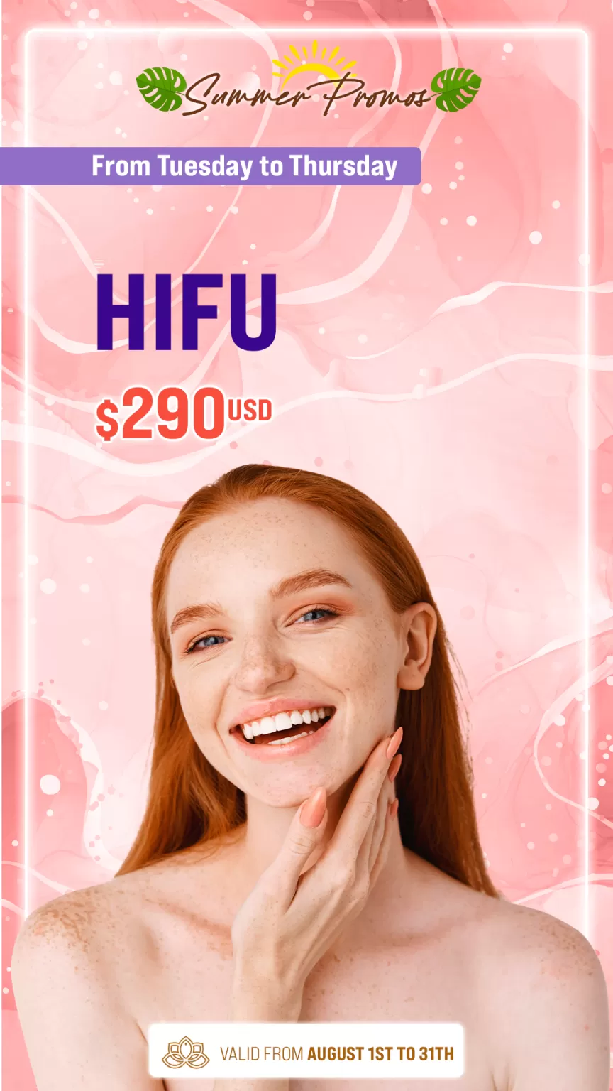 HIFU Full Face treatment at Vive Medical Spa