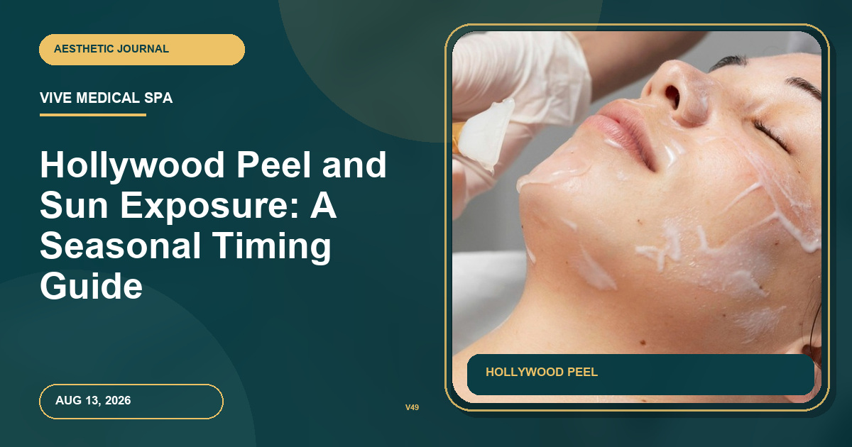 Hollywood Peel and Sun Exposure: A Seasonal Timing Guide