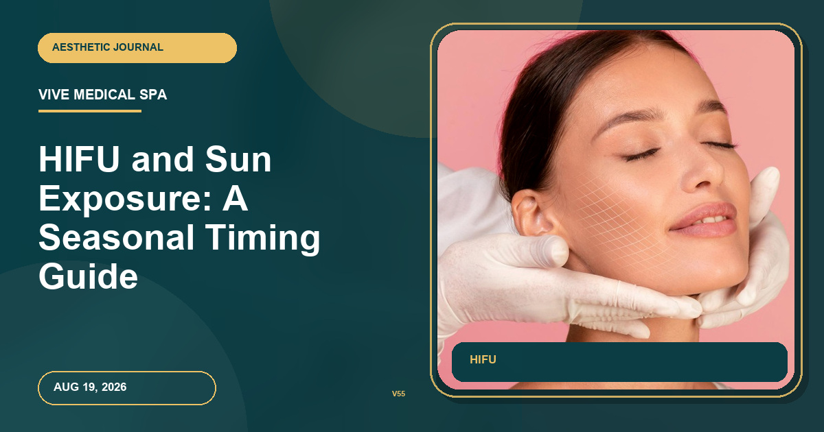 HIFU and Sun Exposure: A Seasonal Timing Guide