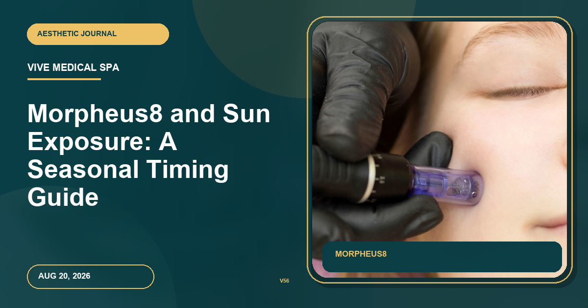 Morpheus8 and Sun Exposure: A Seasonal Timing Guide