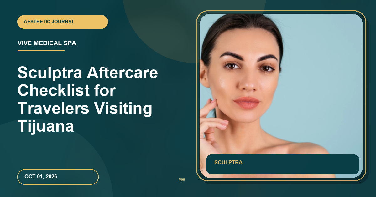 Sculptra Aftercare Checklist for Travelers Visiting Tijuana