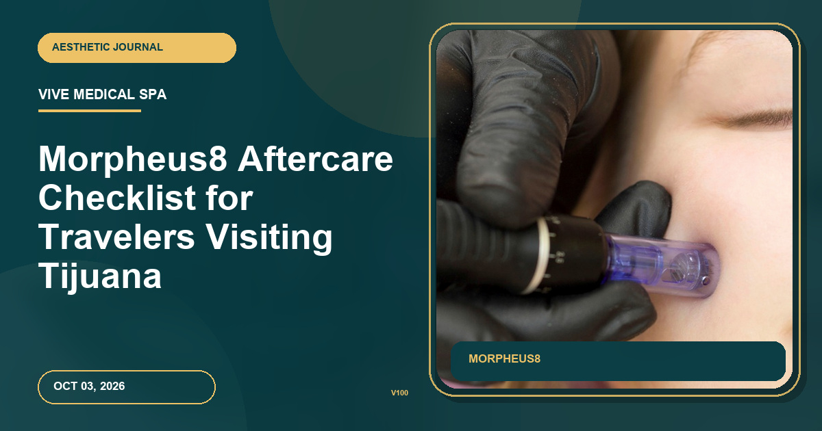 Morpheus8 Aftercare Checklist for Travelers Visiting Tijuana