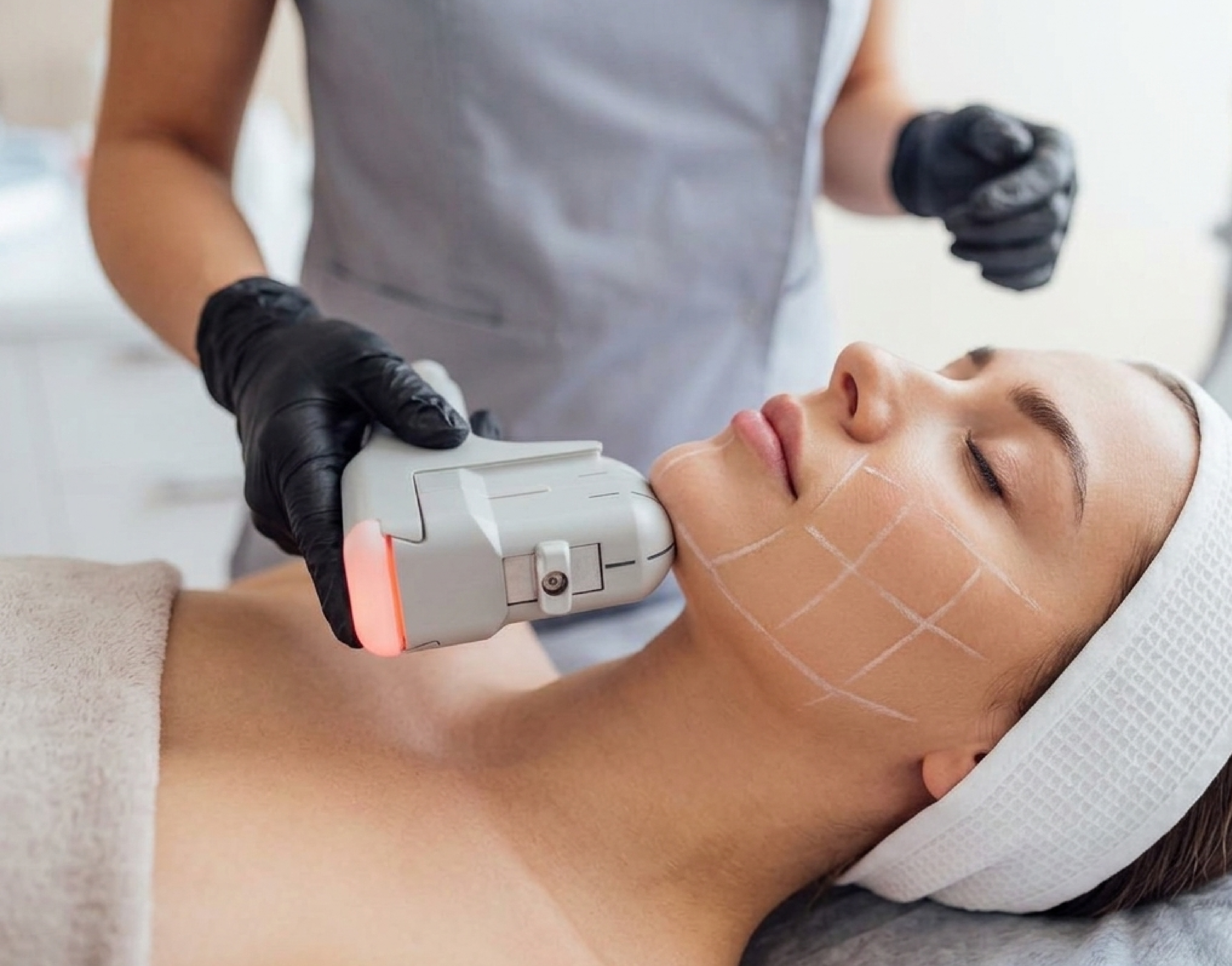 HIFU treatment at Vive Medical Spa in Tijuana - non-surgical facelift