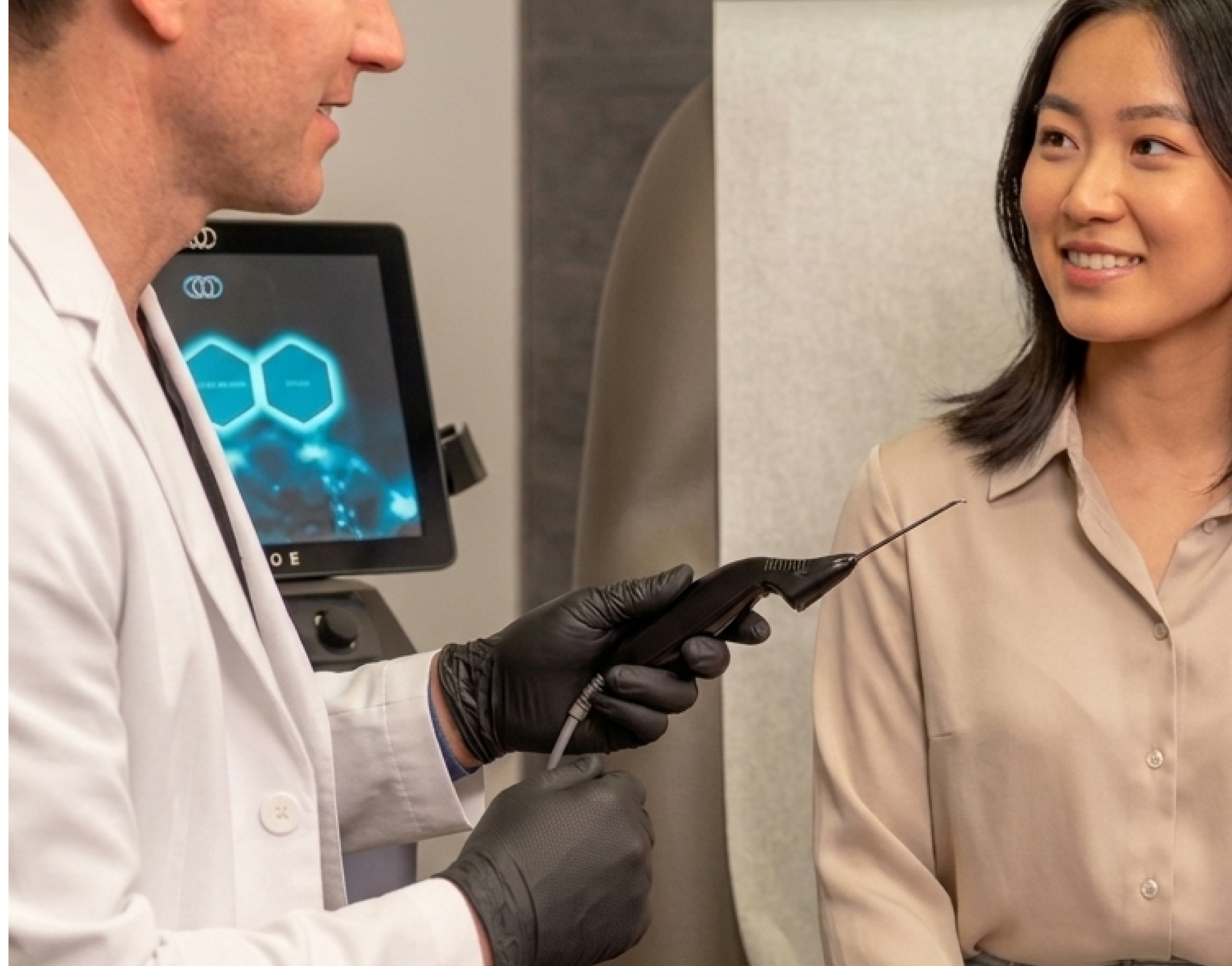InMode advanced radiofrequency technology banner at Vive Medical Spa