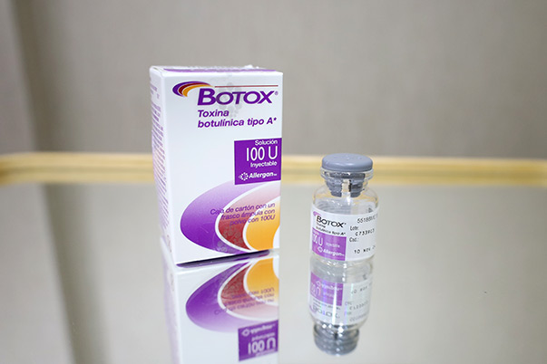 Botox vial and box for cosmetic wrinkle reduction treatment at VIVE Medical Spa Tijuana