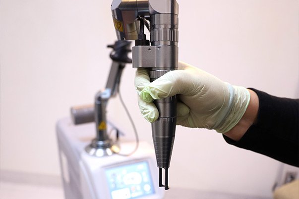 CO2 fractional laser handpiece for advanced skin resurfacing at VIVE Medical Spa Tijuana